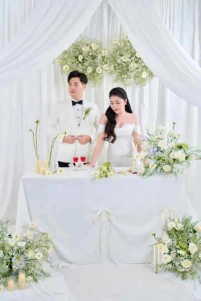 Studio tại HONGKONG 50 Hàm Nghi - STUDIO_HOA TƯƠI – ROMANTIC FLOWER GARDEN - HongKong Wedding